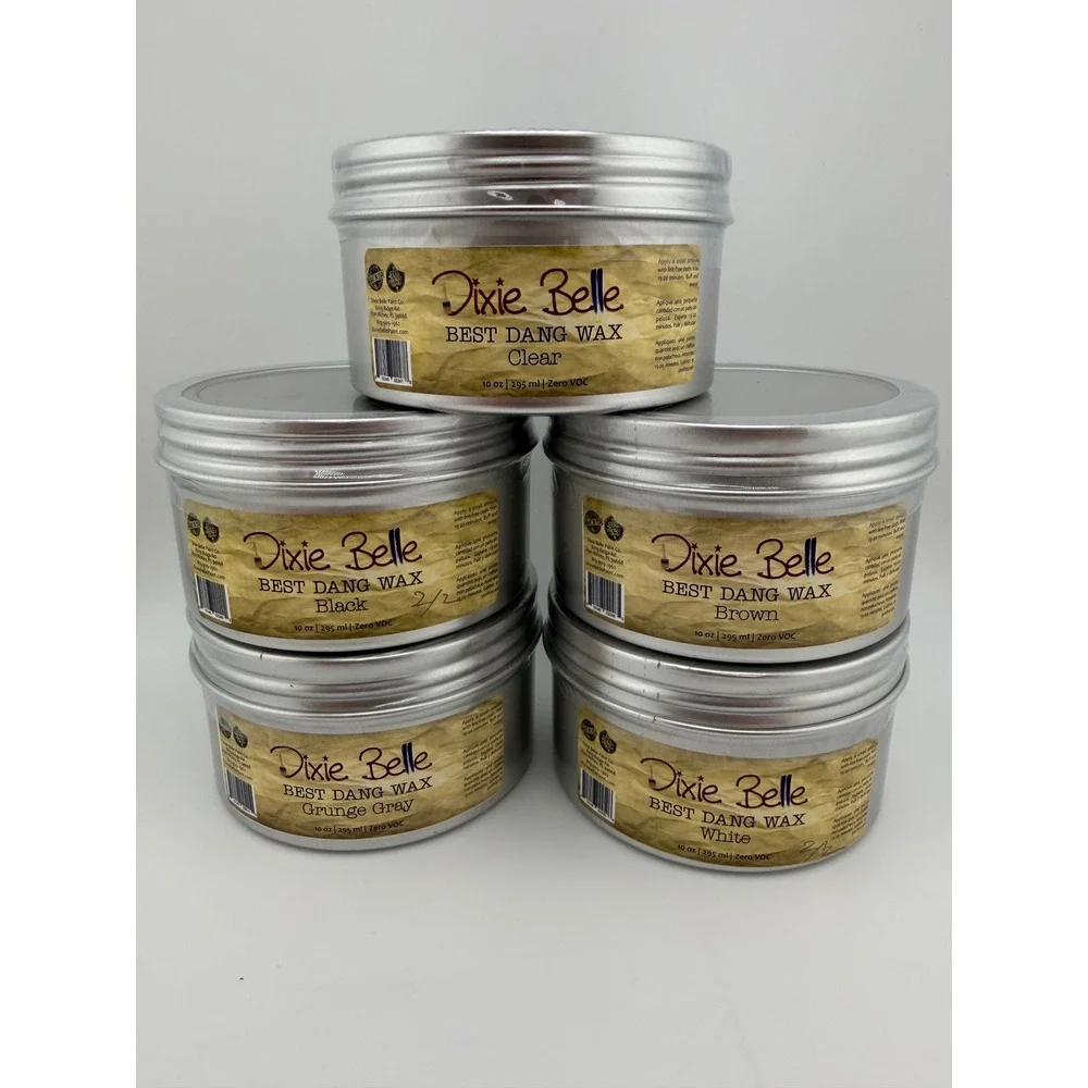 Dixie Belle Best Dang Wax 10oz Clear Black Brown Grunge Gray White - Picture 1 of 4